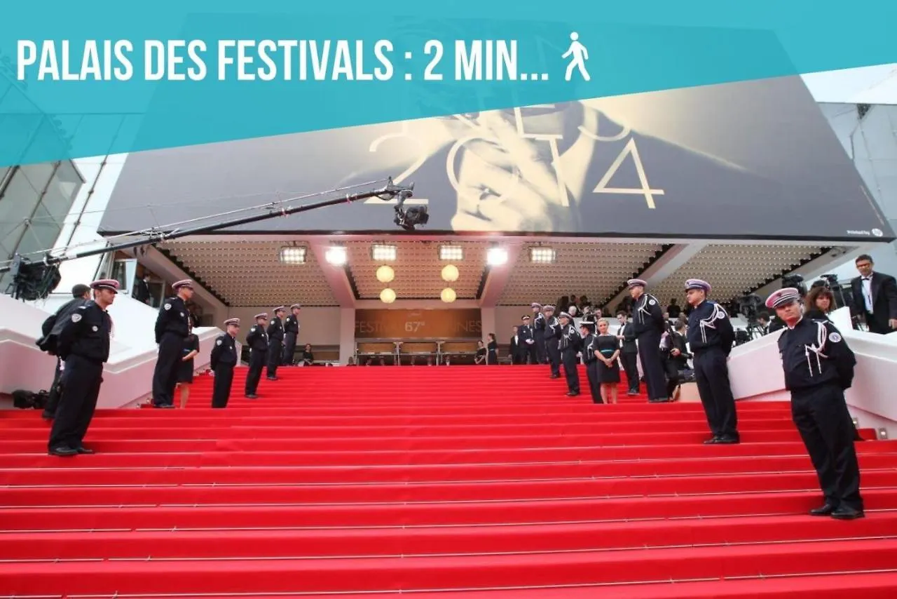 Le Classe : Hypercentre, 150M Palais, Climatisation Cannes Apartment