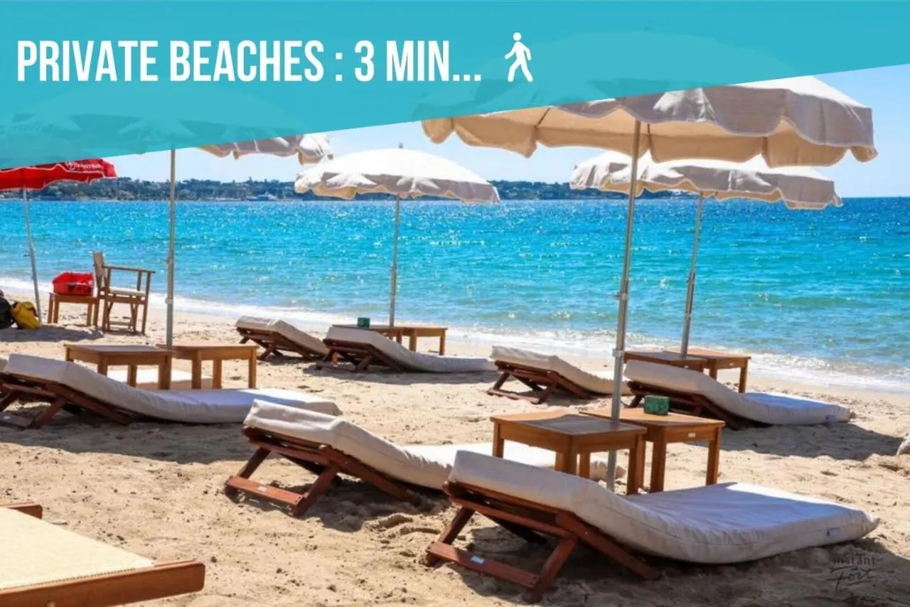 Le Classe : Hypercentre, 150M Palais, Climatisation Cannes Apartment